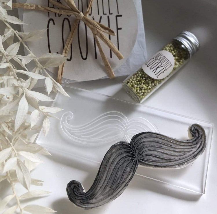 Absolutely Cookie, Handlebar Moustache set (cutter and Debosser)