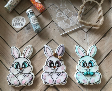 Absolutely Cookie Painting Bunnies