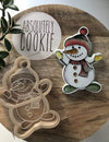 Absolutely Cookie, Sloshy Snowman Set (cutter and Debosser)