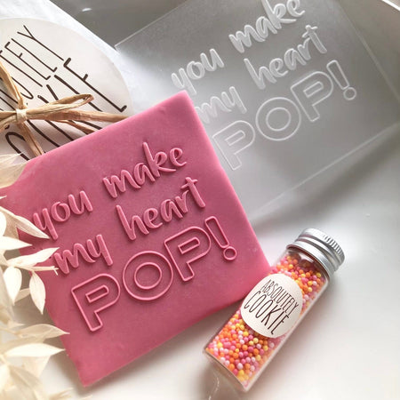 Absolutely Cookie, You make my heart Pop! Font