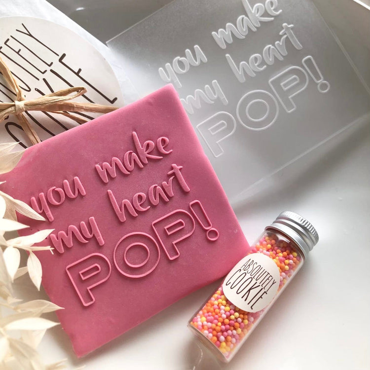 Absolutely Cookie, You make my heart Pop! Font