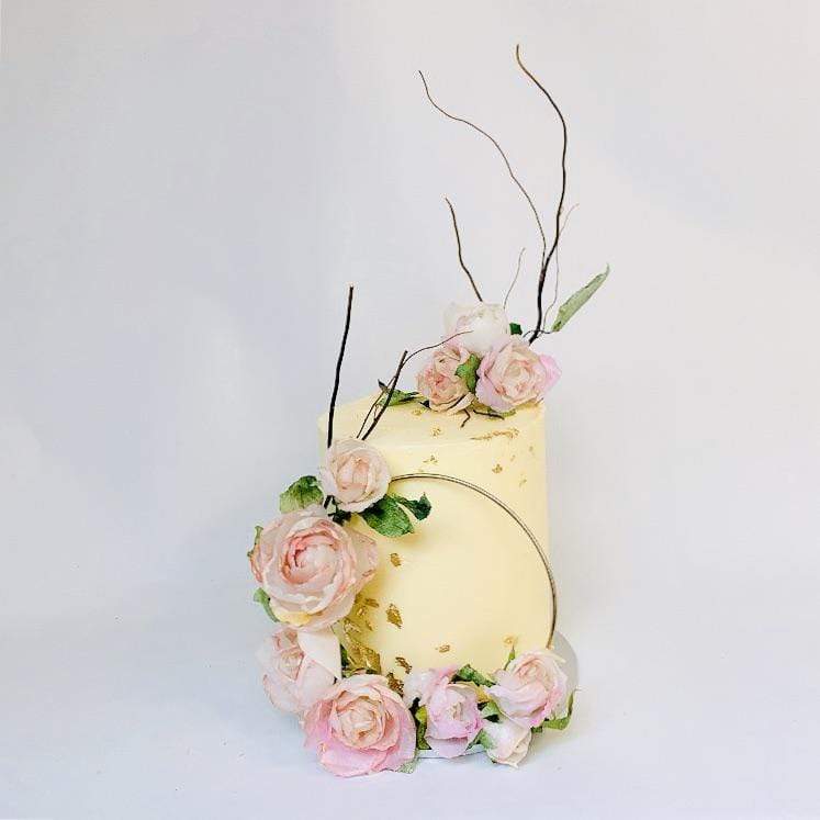 Celebration Cake Wafer Paper hoop flowers