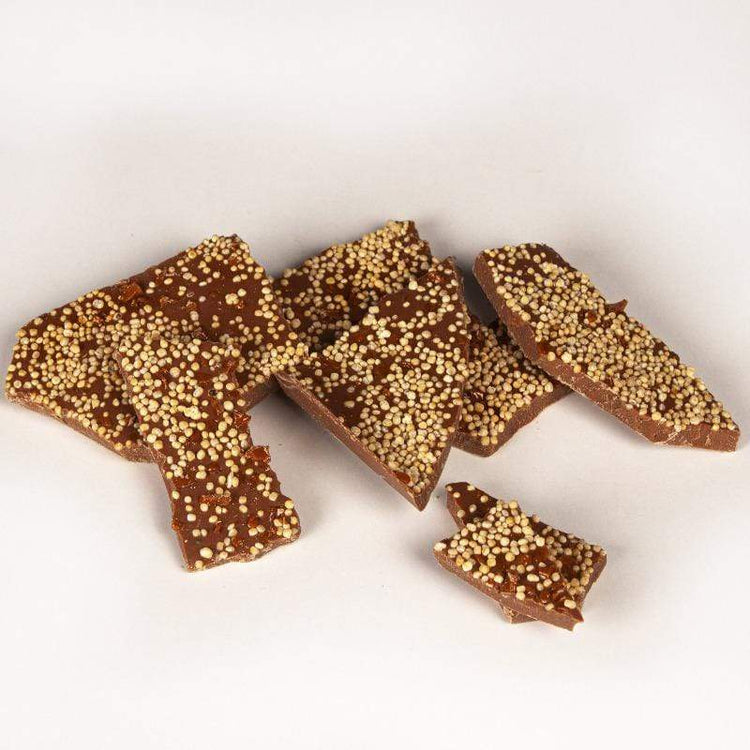 Chocolate Caramel Crispies Shards