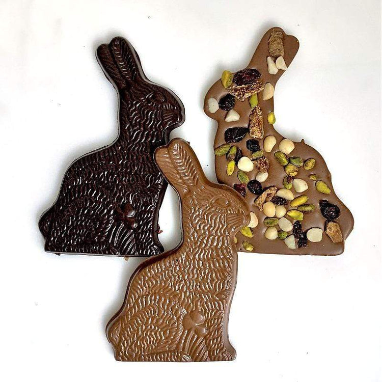 Chocolate Fruit and Nut Bunny