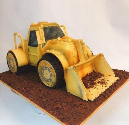 Smashing Cake Bull Dozer